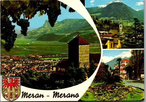 6976 - Italien - Merano , Meran , Mehrbildkarte - nicht gelaufen