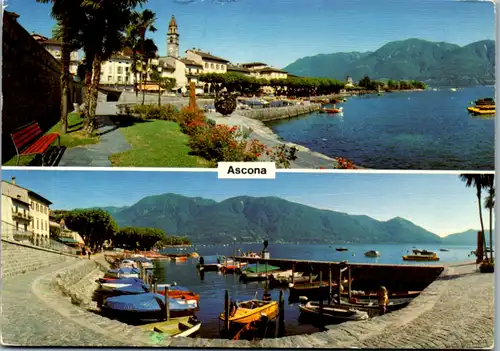 7001 - Italien - Ascona am Lago Maggiore - gelaufen