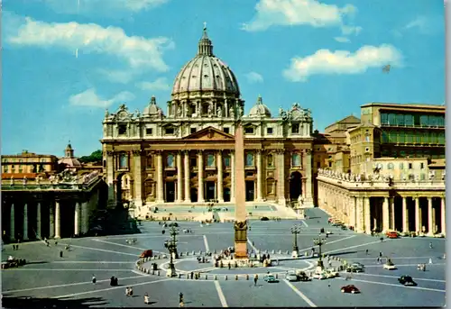 7005 - Italien - Roma , Rom , Piazza S. Pietro , St. Peters Platz - nicht gelaufen