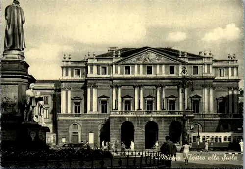 7008 - Italien - Milano , Mailand , Teatro alla Scala , Scala Theatre - nicht gelaufen