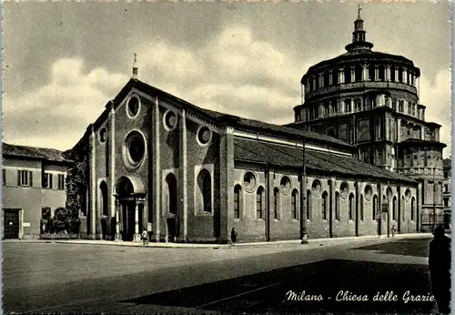 7010 - Italien - Milano , Mailand , Chiesa delle Grazie , Church of Santa Maria - nicht gelaufen