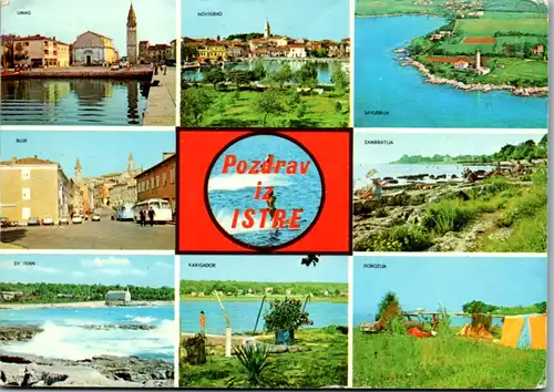 7027 - Kroatien - Istrien , Istra , Mehrbildkarte - gelaufen 1975