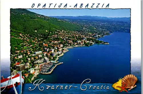 7030 - Kroatien - Opatija , Abazzia , Kvarner - gelaufen 2009