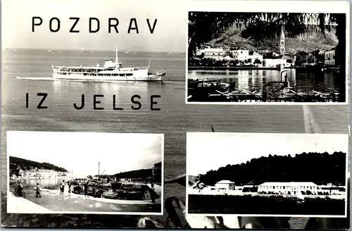 7051 - Kroatien - Otok Hvar , Jelsa , Mehrbildkarte - gelaufen 1963