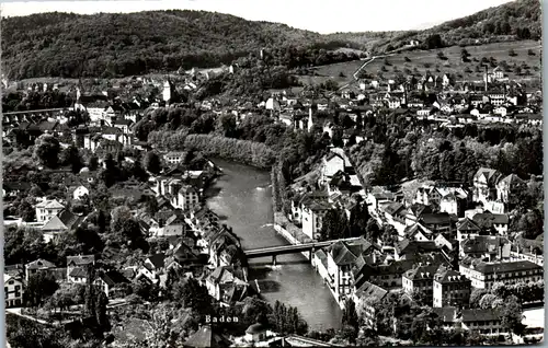 7055 - Schweiz - Baden , Panorama - nicht gelaufen