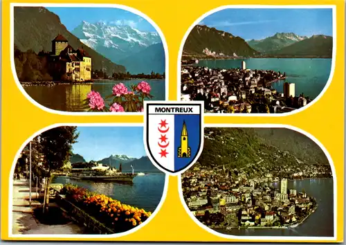 7069 - Schweiz - Montreux , Mehrbildkarte - nicht gelaufen