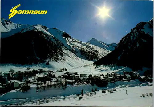 7081 - Schweiz - Samnaun im Unter Engadin mit Muttler - gelaufen 1986