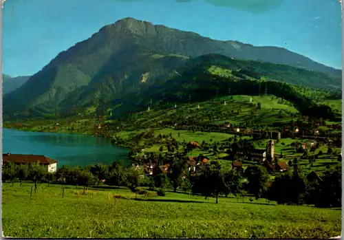 7098 - Schweiz - Immensee mit Rigi , Panorama - gelaufen