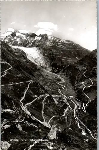 7101 - Schweiz - Grimsel Furka , Rhonegletscher - nicht gelaufen