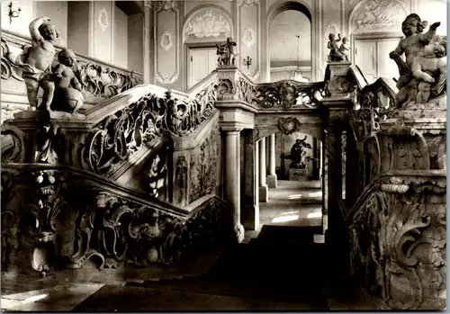 7139 - Deutschland - Trier , Barocktreppe im Kurfürstlichen Palais - nicht gelaufen