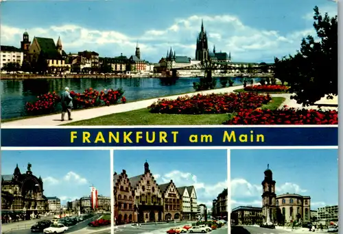 7141 - Deutschland - Frankfurt am Main , Mehrbildkarte - gelaufen 1968