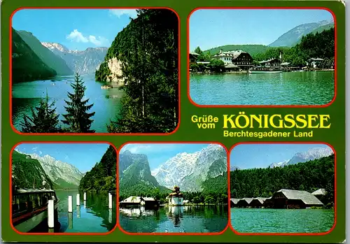 7144 - Deutschland - Berchtesgadener Land , Königssee , Mehrbildkarte - nicht gelaufen