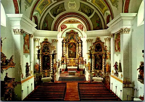 7145 - Deutschland - Ruhpolding , Pfarrkirche St. Georg - nicht gelaufen