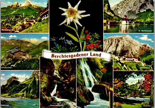 7156 - Deutschland - Berchtesgadener Land , Hintersee , Jennerhaus , Ramsau , Mehrbildkarte - nicht gelaufen