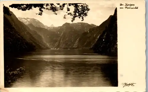 7163 - Deutschland - Königssee vom Malerwinkel - nicht gelaufen 1938