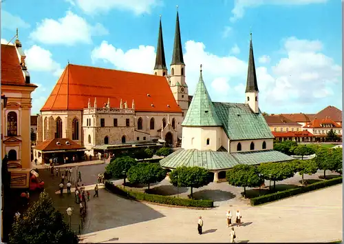 7168 - Deutschland - Altötting , Kapellplatz mit Stiftskirche und Gnadenkapelle - nicht gelaufen