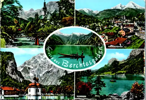 7184 - Deutschland - Berchtesgaden , Mehrbildkarte - gelaufen