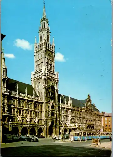 7185 - Deutschland - München , Rathaus - gelaufen 1968