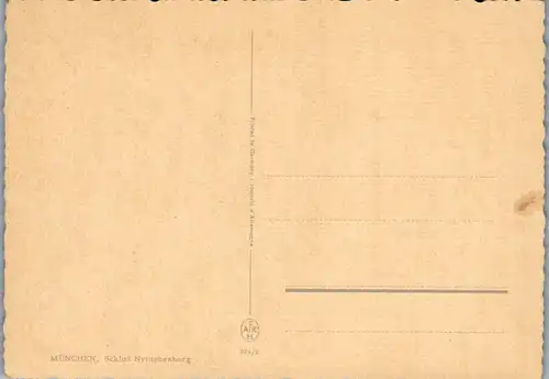 7186 - Deutschland - München , Schloß Nymphenburg - nicht gelaufen