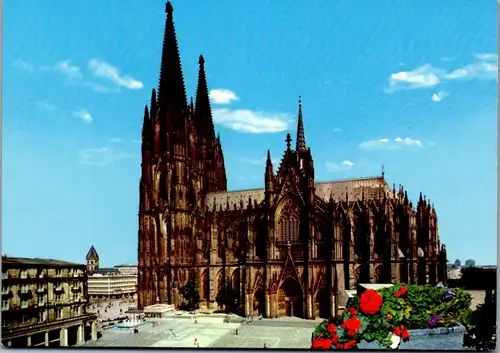 7196 - Deutschland - Köln am Rhein , Dom Südseite  - nicht gelaufen