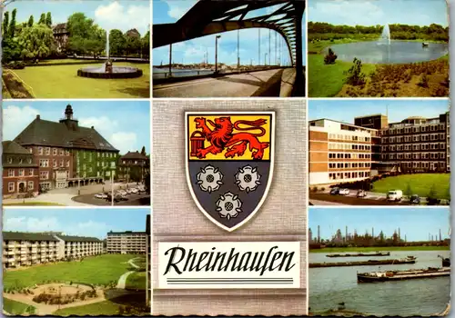 7205 - Deutschland - Rheinhausen , Mehrbildkarte - gelaufen 1965