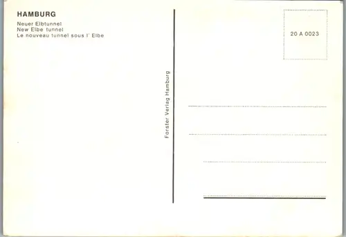 7212 - Deutschland - Hamburg , Neuer Elbtunnel - nicht gelaufen
