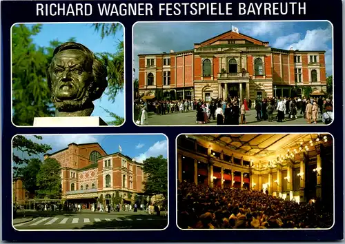 7223 - Deutschland - Bayreuth , Richard Wagner Festspielhaus , Festspiele , Büste von Arno Breker - nicht gelaufen