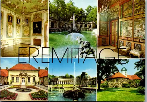 7227 - Deutschland - Bayreuth , Eremitage , Mehrbildkarte - nicht gelaufen