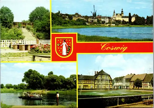 7235 - Deutschland - Coswig , Mehrbildkarte - nicht gelaufen