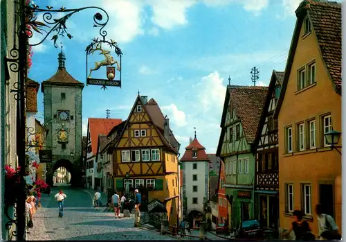 7248 - Deutschland - Rothenburg ob der Tauber , Plönlein - nicht gelaufen