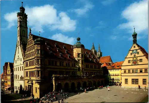 7250 - Deutschland - Rothenburg ob der Tauber , Rathaus - nicht gelaufen