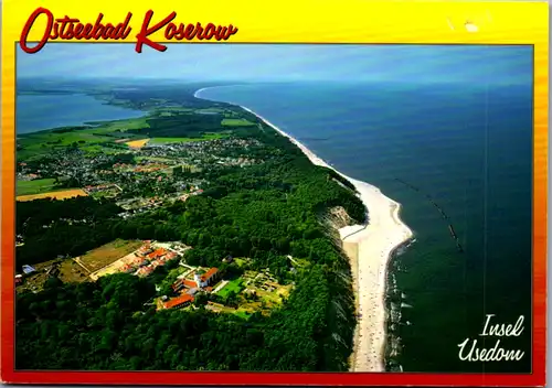 7262 - Deutschland - Usedom , Ostseebad Koserow , Panorama - gelaufen