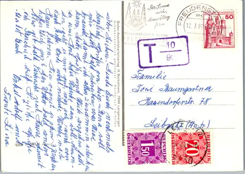 7269 - Deutschland - Schwarzwald Hochstraße , Hornisgrinde , Wildsee , Freudenstadt , Mehrbildkarte - gelaufen 1980