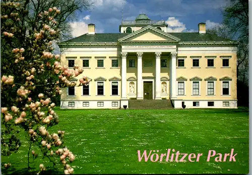 7291 - Deutschland - Wörlitz , Anhalt , Wörlitzer Park , Schloß - nicht gelaufen