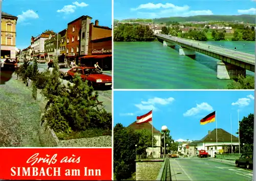 7298 - Deutschland - Simbach am Inn , Mehrbildkarte - gelaufen 1981