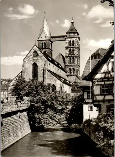 7318 - Deutschland - Esslingen , Neckar , Stadtkirche - nicht gelaufen