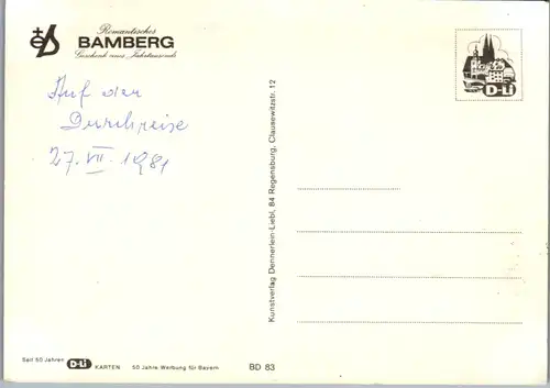 7331 - Deutschland - Bamberg , Rosengarten - nicht gelaufen