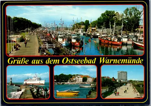 7364 - Deutschland - Warnemünde , Ostseebad , Mehrbildkarte - nicht gelaufen