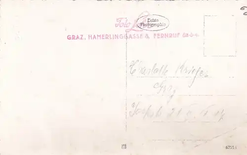 7380 -  - Graz , Aufnahme einer Frau v. 1917