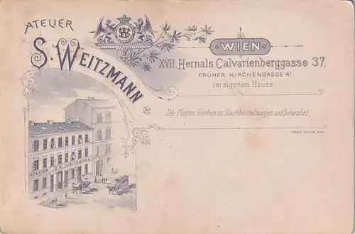 7395 - Österreich - Wien , Aufnahme einer Familie , Atelier Weitzmann