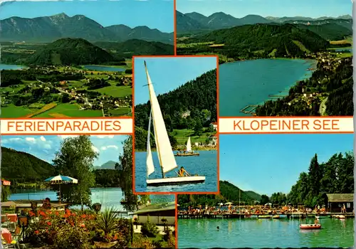 7432 - Kärnten - Klopeiner See , Mehrbildkarte - gelaufen 1981