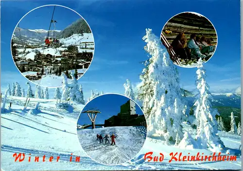 7446 - Kärnten - Bad Kleinkirchheim , Nockberge , Nockgebiet , Winter , Mehrbildkarte - gelaufen