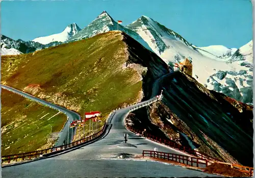 7451 - Kärnten - Großglockner Hochalpenstraße , Fuscher Törl , Großglockner - gelaufen 1968