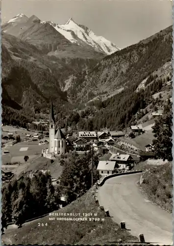 7496 - Kärnten - Heiligenblut mit Grossglockner - gelaufen 1962