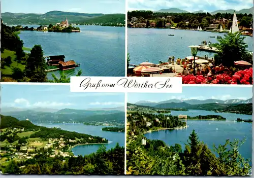 7502 - Kärnten - Wörther See , Maria Wörth , Pörtschach , Velden , Reifnitz , Mehrbildkarte - gelaufen