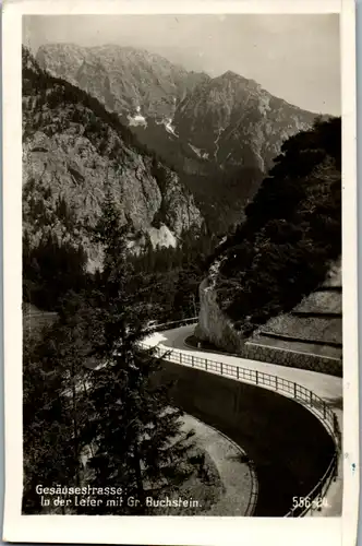 7540 - Steiermark - Admont , Gesäusestraße , In der Leier mit Großem Buchstein - gelaufen 1950