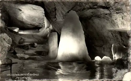 7542 - Steiermark - Dachstein Rieseneishöhle , Parzivaldom - nicht gelaufen