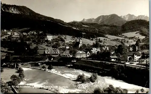 7543 - Steiermark - Hieflau , Gesäuse gegen Eisenerzer Alpen - gelaufen