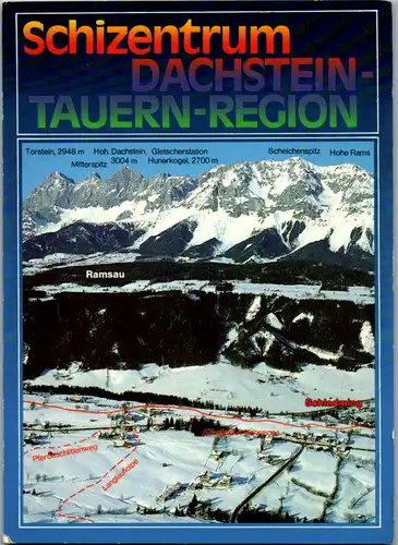 7558 - Steiermark - Schladming , Rohrmoos Hochwurzen , Dachstein Tauern Region , Ramsau - gelaufen