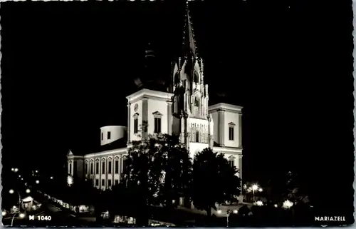 7559 - Steiermark - Mariazell , Basilika , Nacht - nicht gelaufen